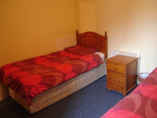 Pokoj, kter� jsme pronajali p�ru ze �pan�lska